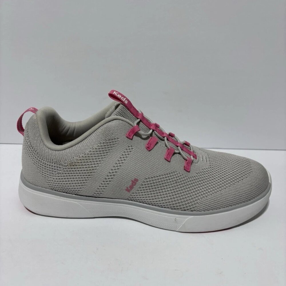Keds Women’s Blisswalk Knit Grey Sneakers, Size 9.5 M